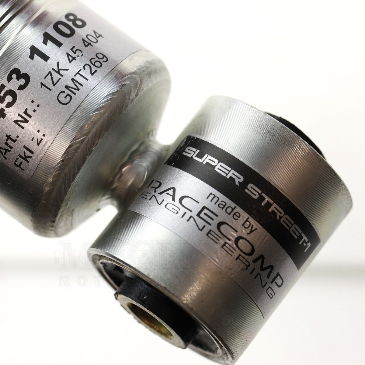 Racecomp Engineering Superstreet-1 Coilovers 2008-2014 WRX with lowering solid mounts.